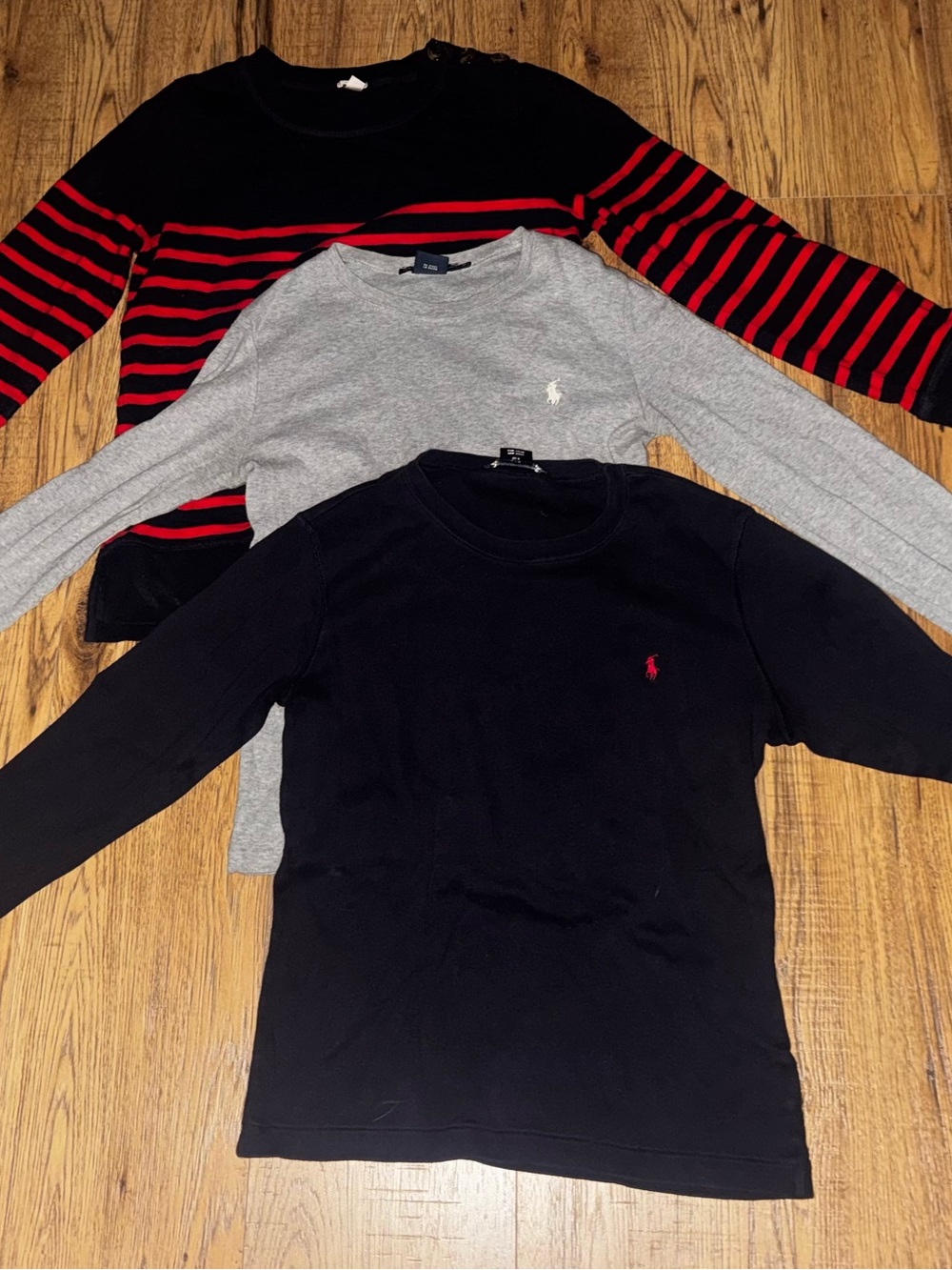 Polo Ralph Lauren and JCrew Long Sleeve Sweaters (3)